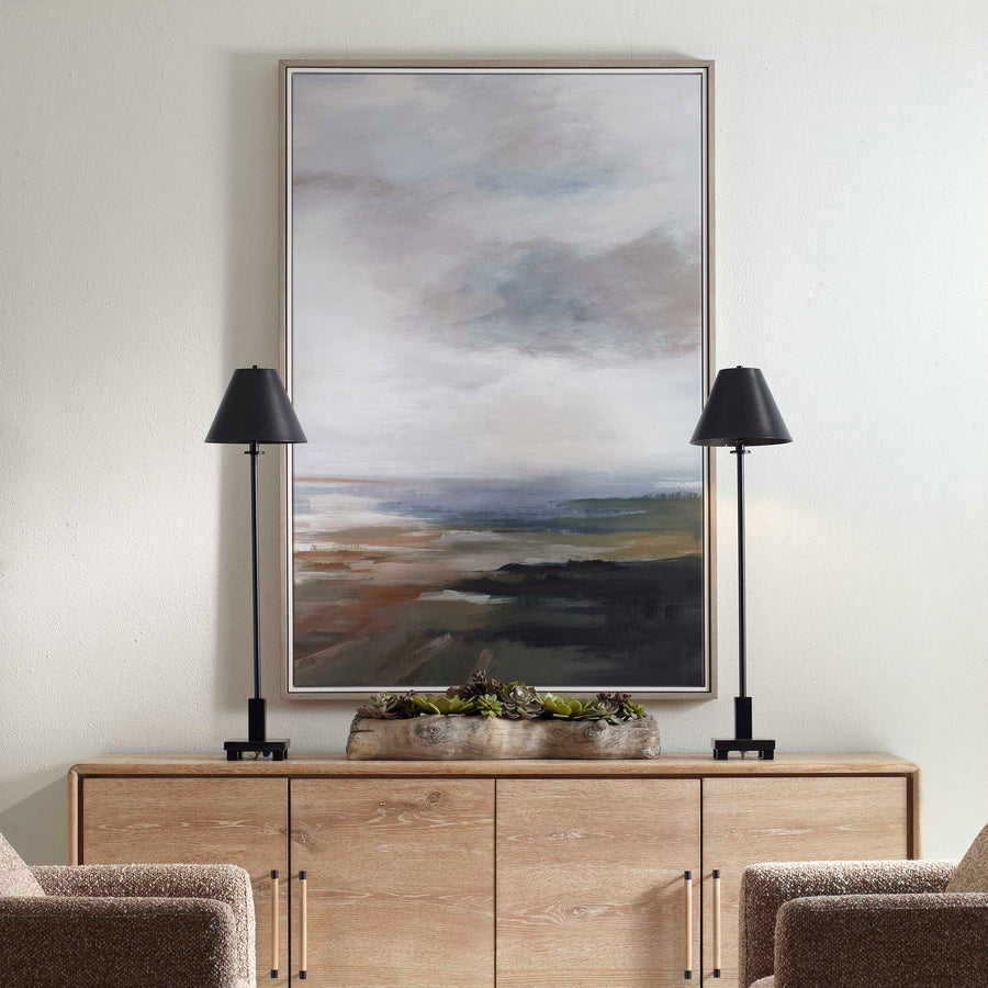 "LOWLANDS" FRAMED CANVAS ART