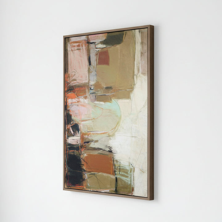 "PALACE WALLS" FRAMED ABSTRACT ART