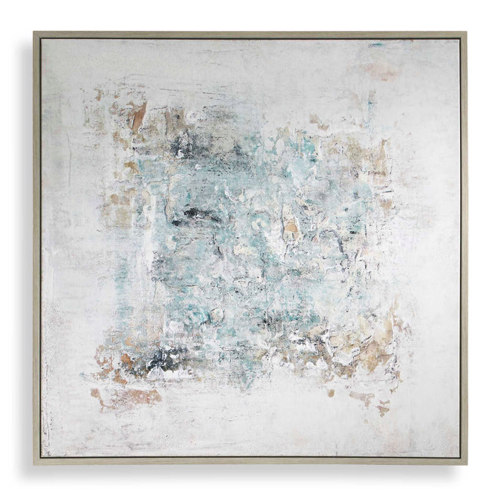 "FIND ME HERE" ABSTRACT FRAMED CANVAS ART