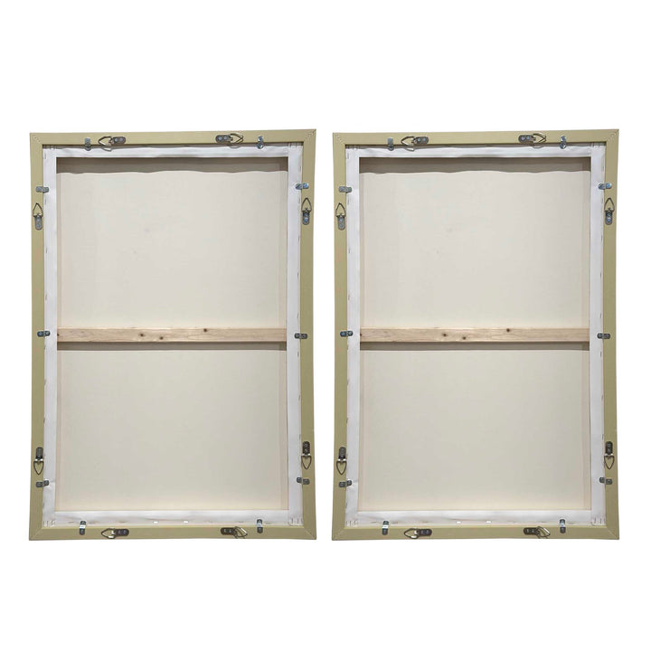 "ABSTRACT AFTERNOON" FRAMED CANVAS ART SET