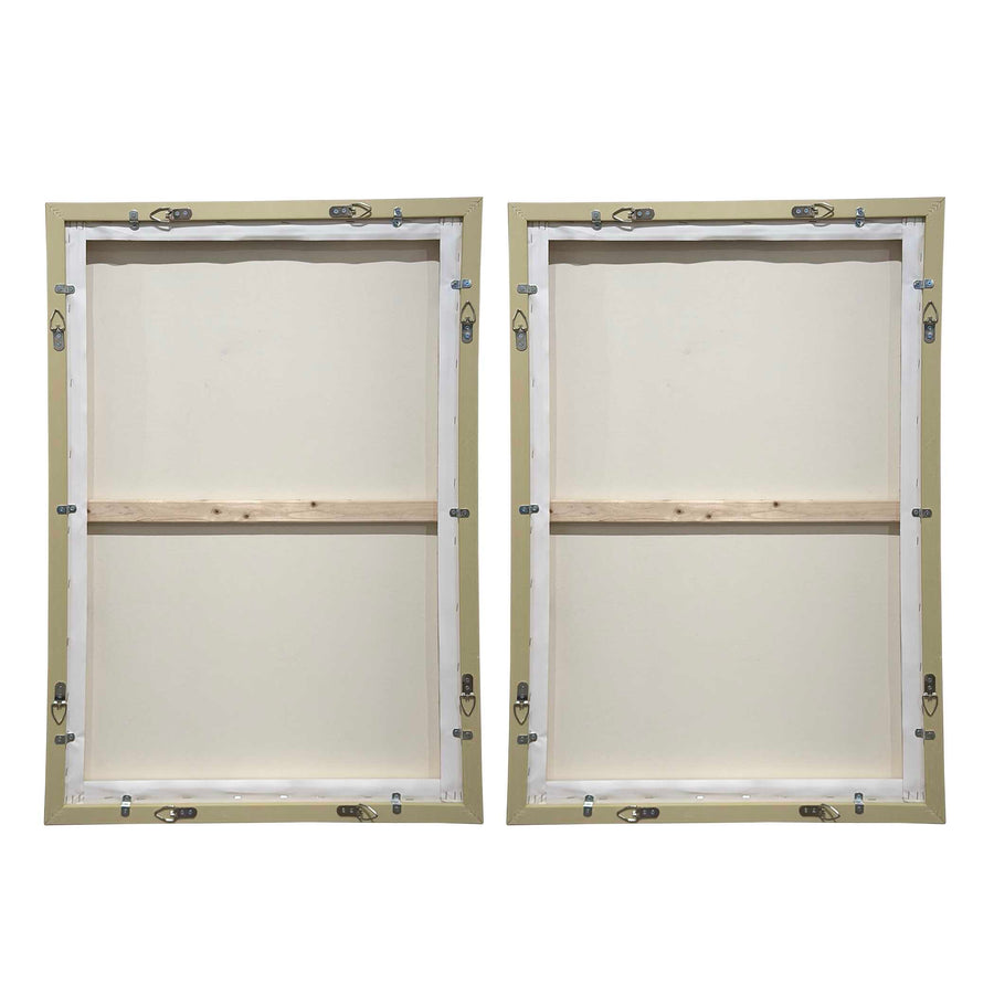 "ABSTRACT AFTERNOON" FRAMED CANVAS ART SET