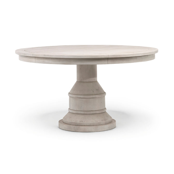 ARUNDEL 54"RD WHITEWASH PINE DINING TABLE