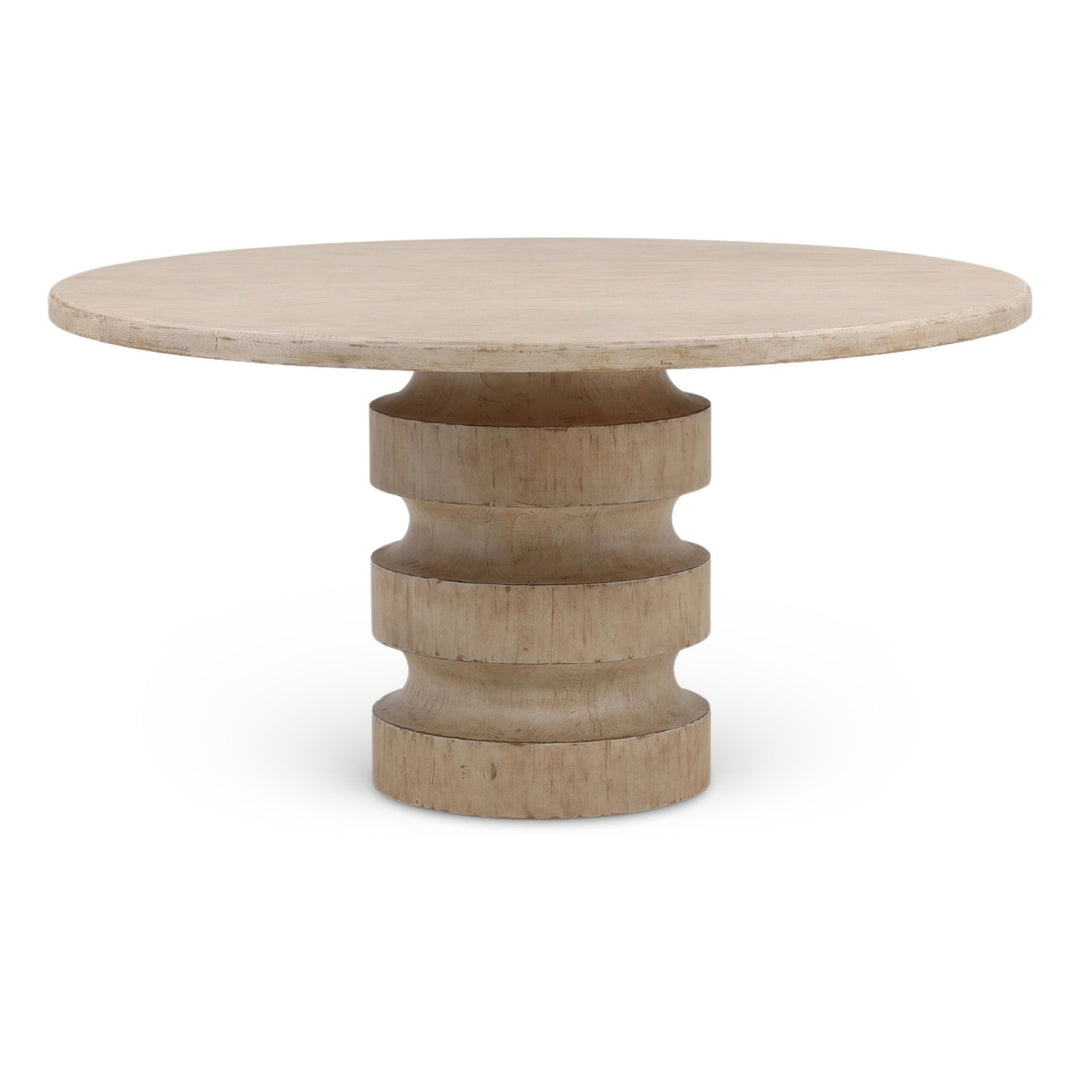 ARYN LIGHT WARM WASH ROUND DINING TABLE