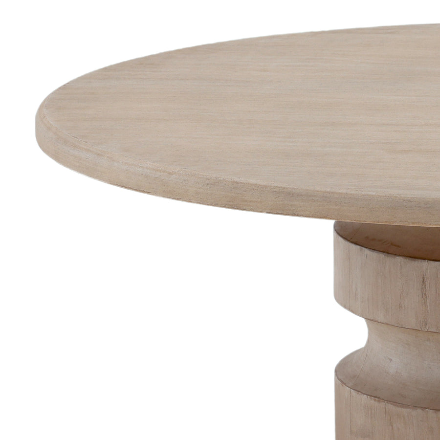 ARYN LIGHT WARM WASH ROUND COFFEE TABLE