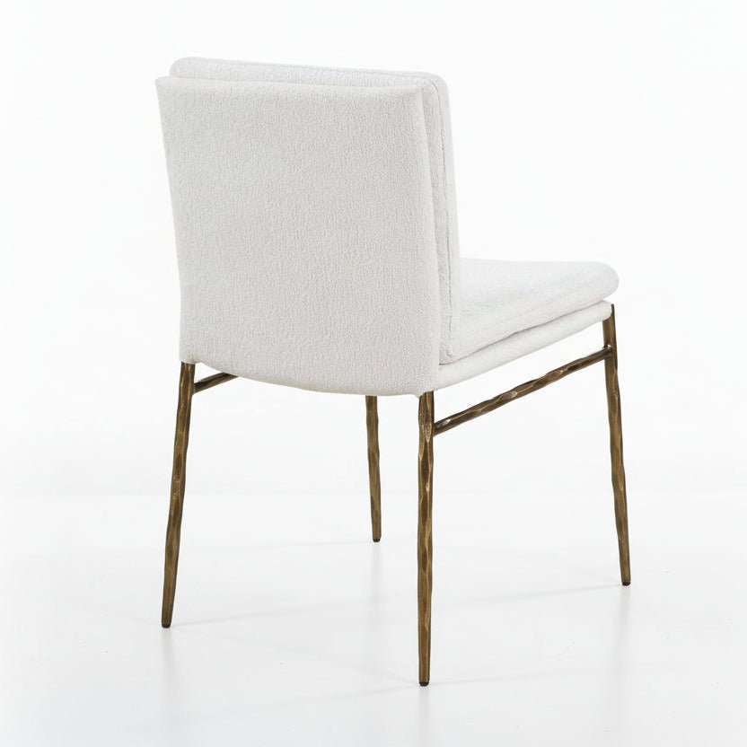 ASCEND OFF-WHITE BOUCLE DINING CHAIR