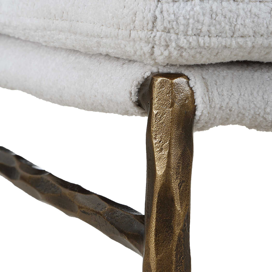 ASCEND OFF-WHITE BOUCLE DINING CHAIR