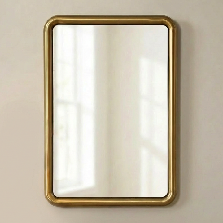 ATKINSON MODERN BRASS MIRROR