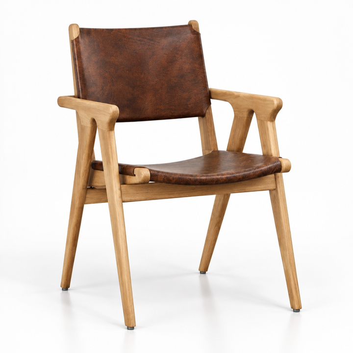 AUCKLAND LEATHER DINING CHAIR