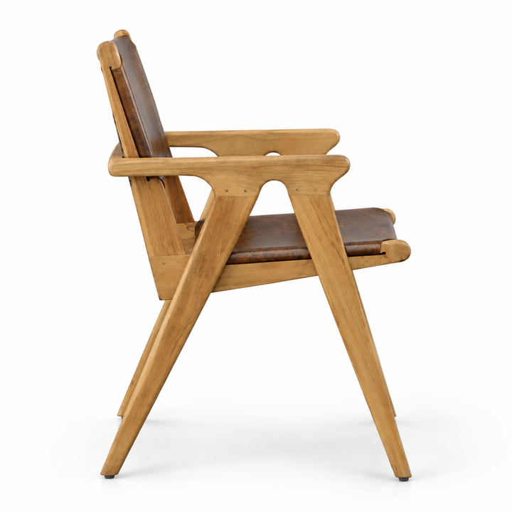 AUCKLAND LEATHER DINING CHAIR
