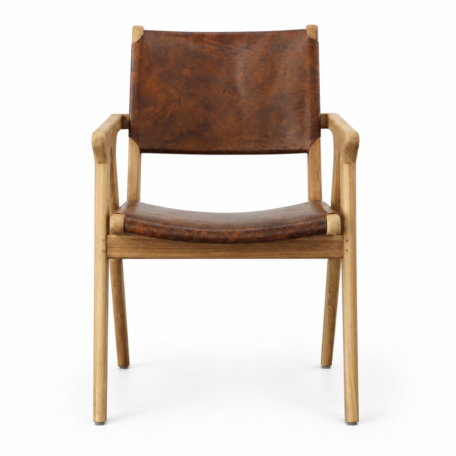 AUCKLAND LEATHER DINING CHAIR