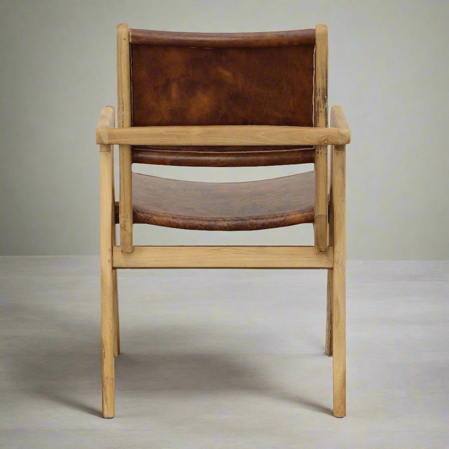 AUCKLAND LEATHER DINING CHAIR