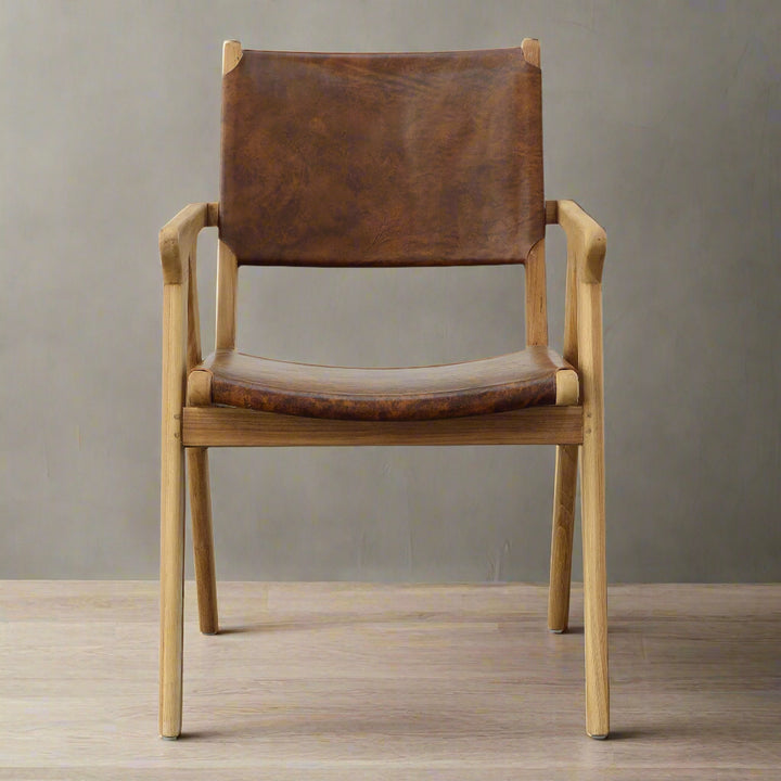 AUCKLAND LEATHER DINING CHAIR