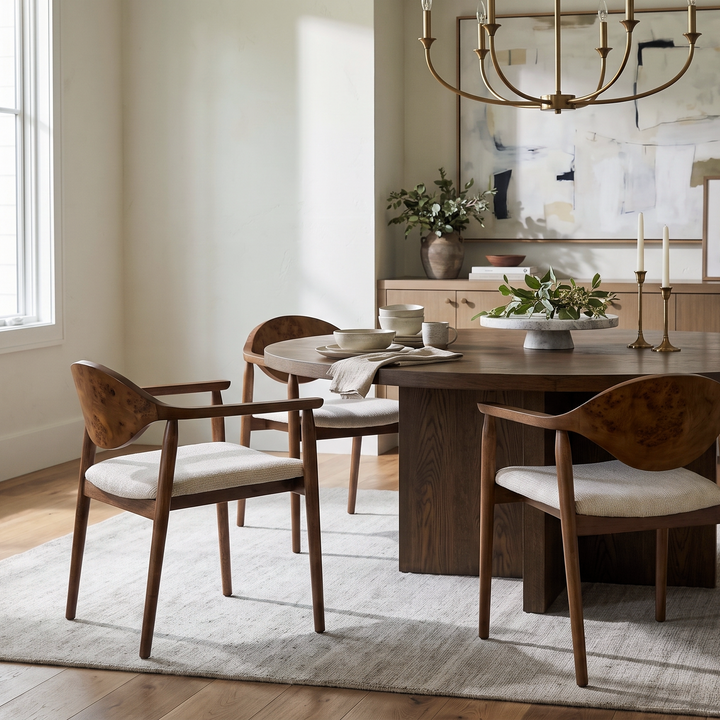 AUGUSTA BURL DINING CHAIR