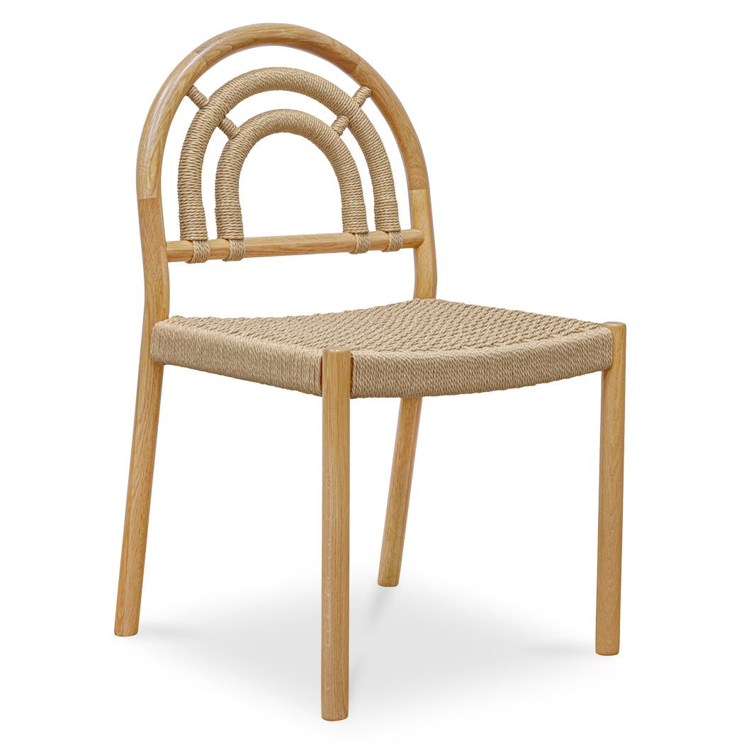 AVERY NATURAL OAK DINING CHAIRS | SET OF 2