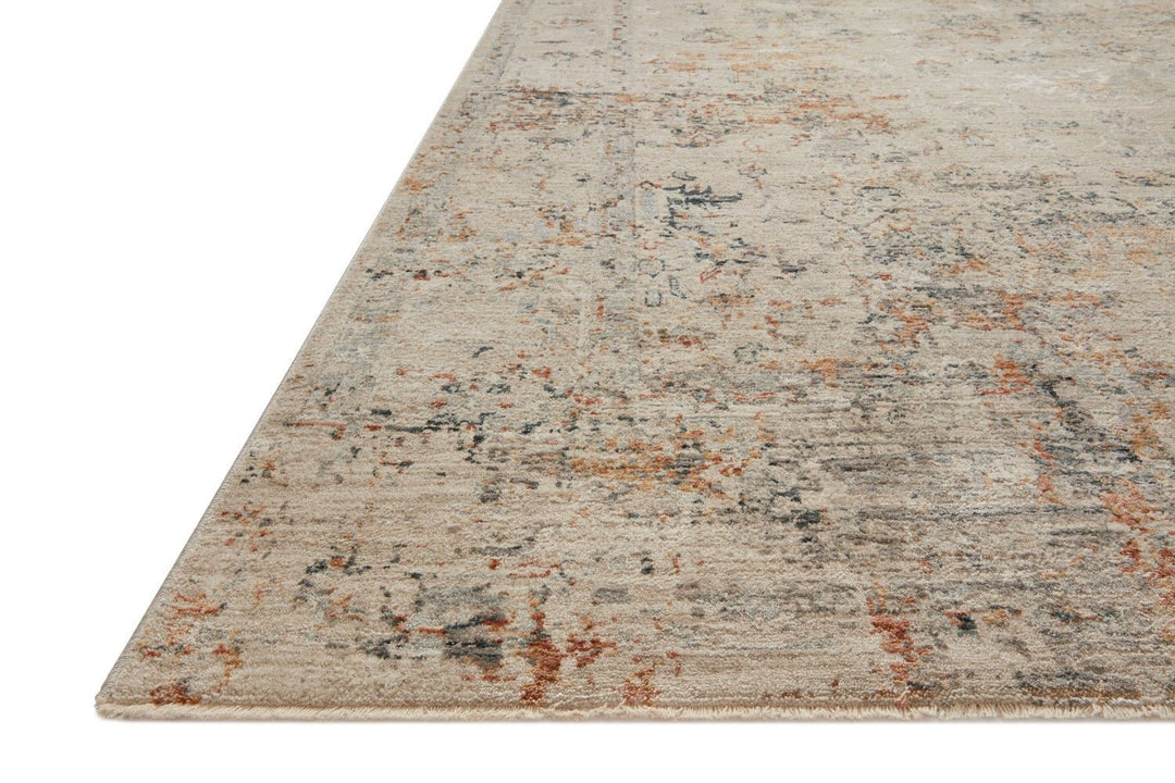 AXEL 02 RUG: SILVER / SPICE