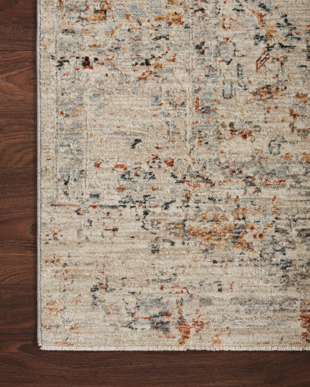 AXEL 02 RUG: SILVER / SPICE