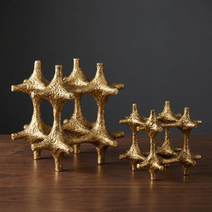 GILDED CONNECTION OBJECTS | SET OF 2