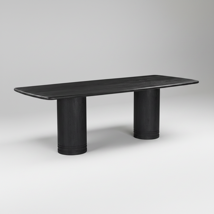 DAPHNE BLACK ACACIA DINING TABLE