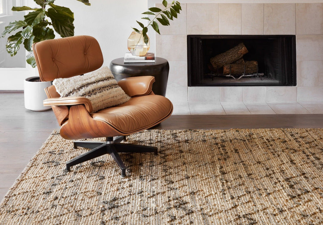 BEACON HANDWOVEN JUTE RUG: CHARCOAL