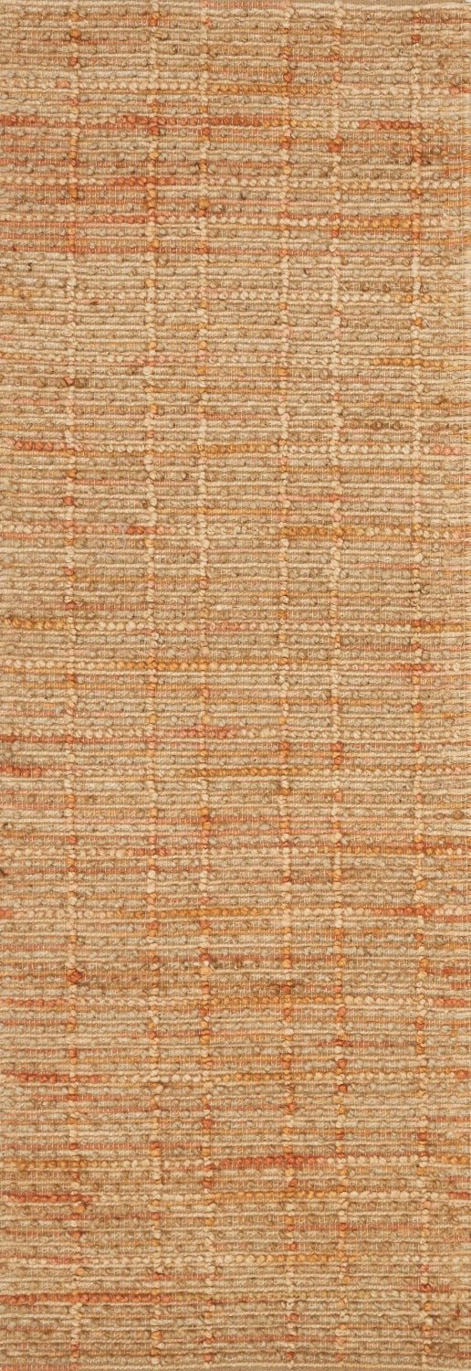 BEACON HANDWOVEN JUTE RUG: TANGERINE