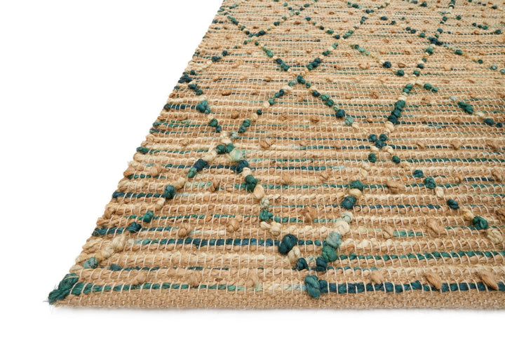 BEACON HANDWOVEN JUTE RUG: TEAL