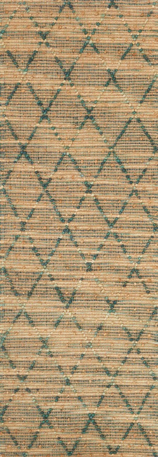 BEACON HANDWOVEN JUTE RUG: TEAL