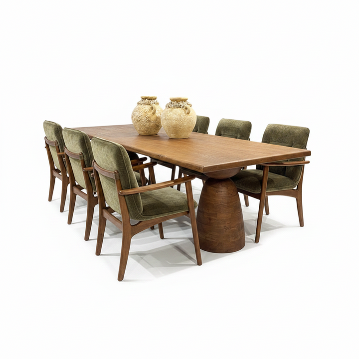 BECKER VELVET UPHOLSTERED DINING CHAIR