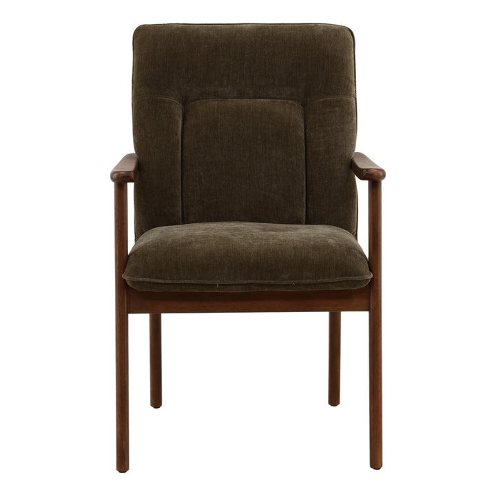 BECKER VELVET UPHOLSTERED DINING CHAIR