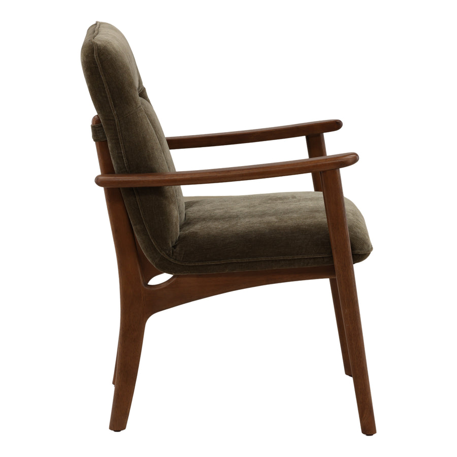 BECKER VELVET UPHOLSTERED DINING CHAIR