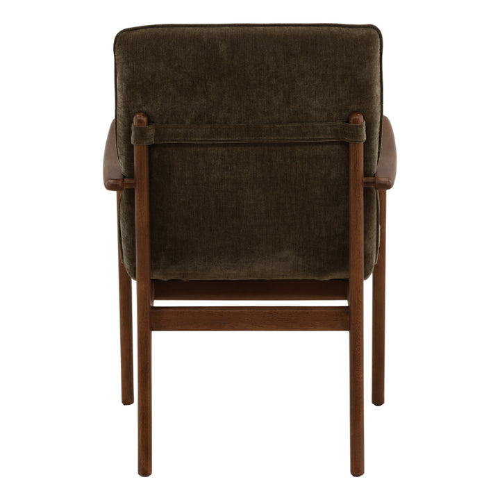 BECKER VELVET UPHOLSTERED DINING CHAIR