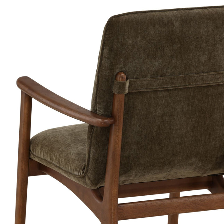 BECKER VELVET UPHOLSTERED DINING CHAIR
