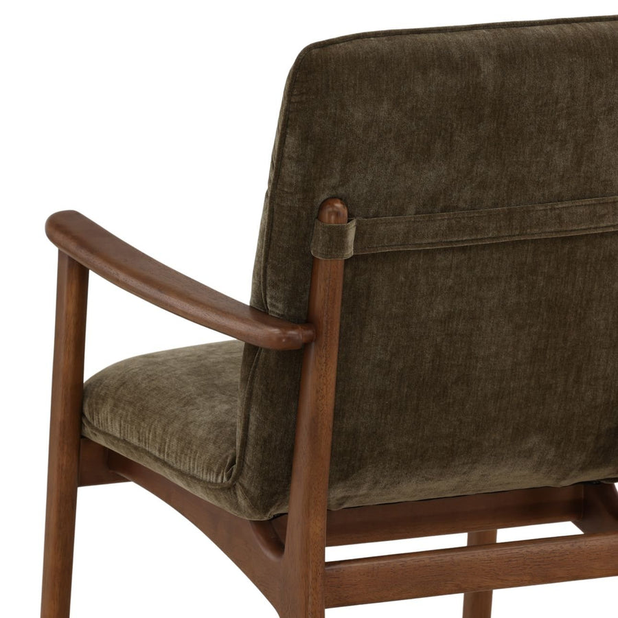 BECKER VELVET UPHOLSTERED DINING CHAIR
