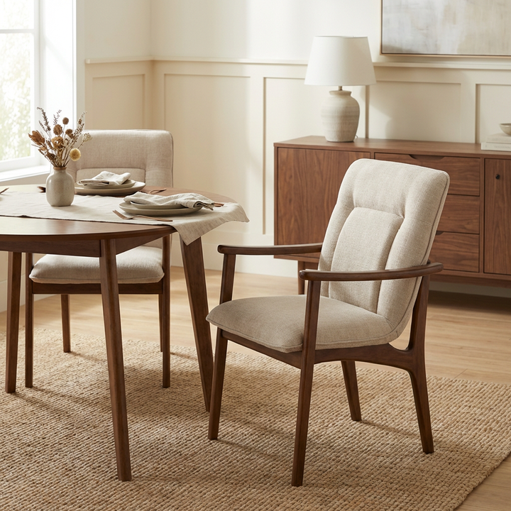 BECKER VELVET UPHOLSTERED DINING CHAIR