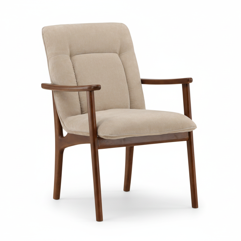 BECKER VELVET UPHOLSTERED DINING CHAIR