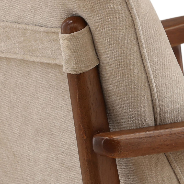 BECKER VELVET UPHOLSTERED DINING CHAIR