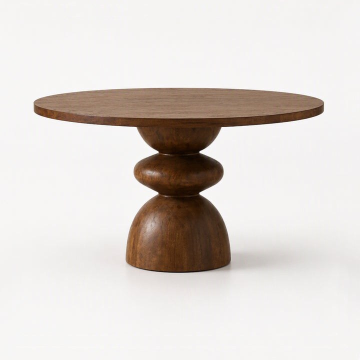 BISHAN 54"RD MANGO WOOD DINING TABLE