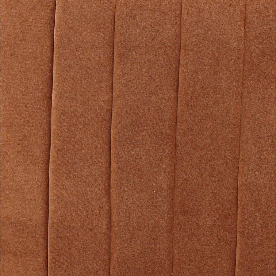 BOBBI VELVET UPHOLSTERED ARM CHAIR