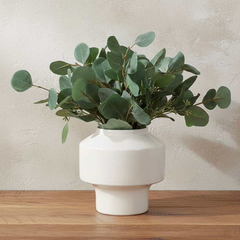 ESSENCE EUCALYPTUS ACCENT & VASE