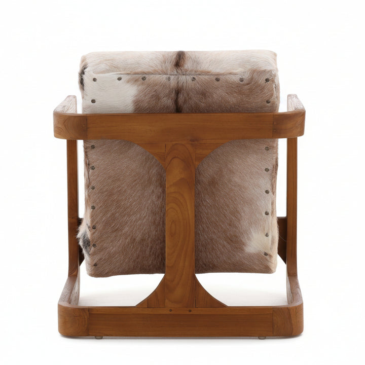 BRANDO HAIR ON HIDE ARMCHAIR