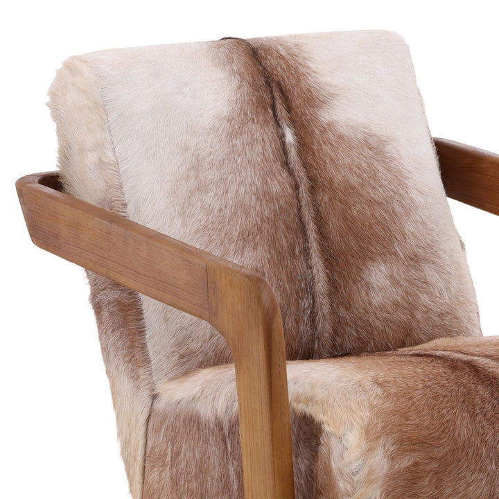 BRANDO HAIR ON HIDE ARMCHAIR
