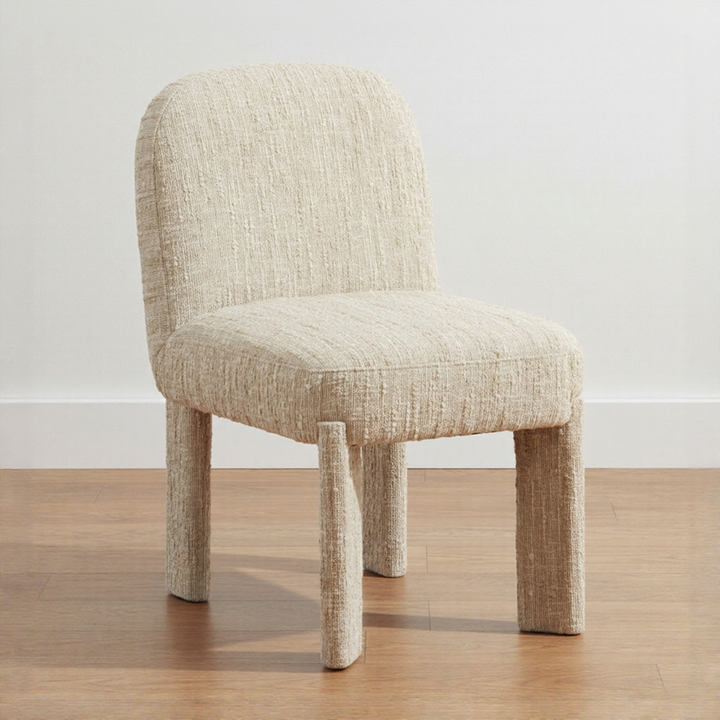 BRIE DINING CHAIR: NAPA BEIGE BOUCLE
