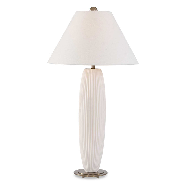 BRINSLEY IVORY CERAMIC TABLE LAMP