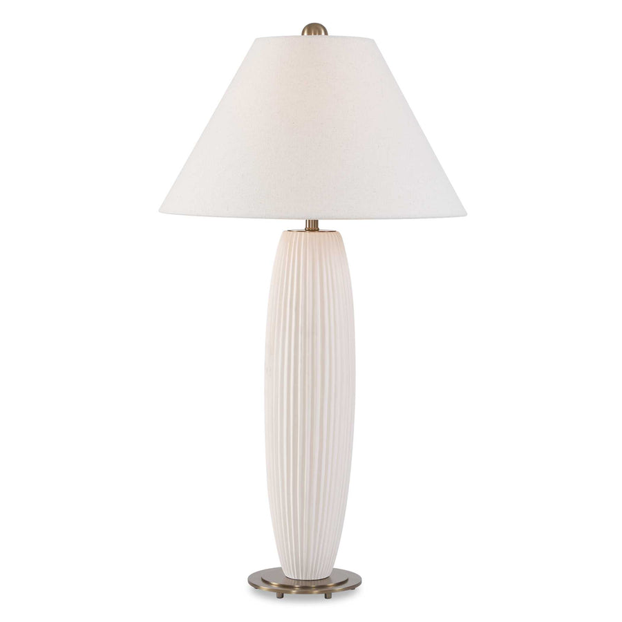 BRINSLEY IVORY CERAMIC TABLE LAMP