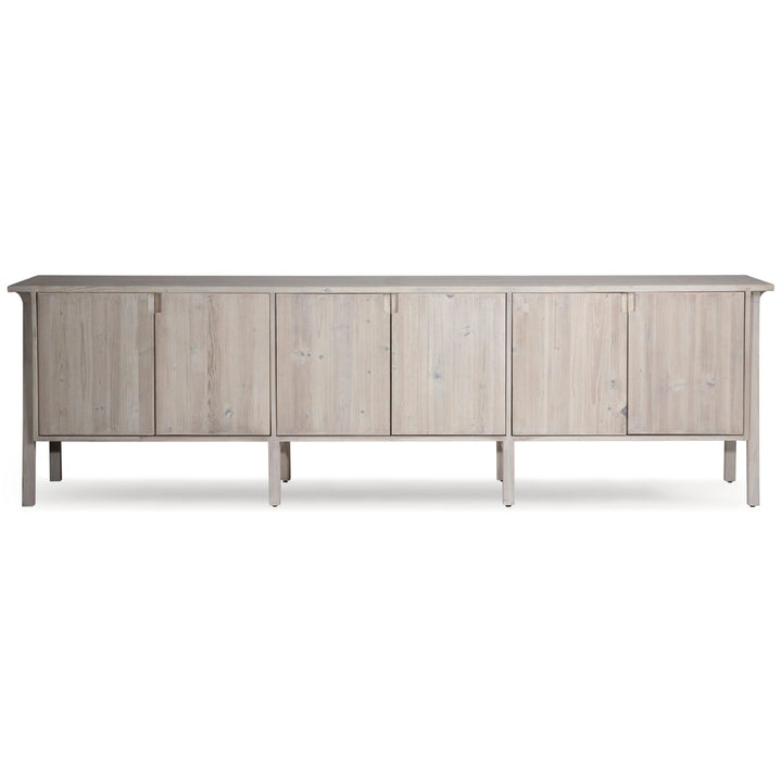BRITNI LIGHT GREY WASH CONSOLE CREDENZA