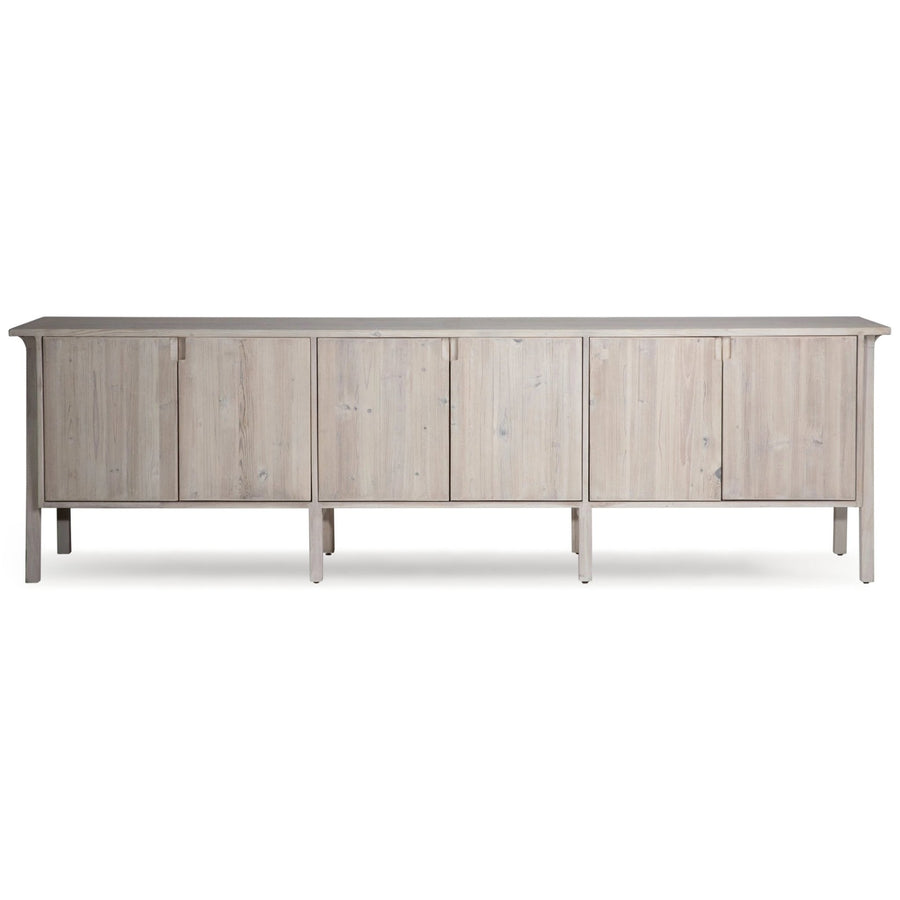 BRITNI LIGHT GREY WASH CONSOLE CREDENZA