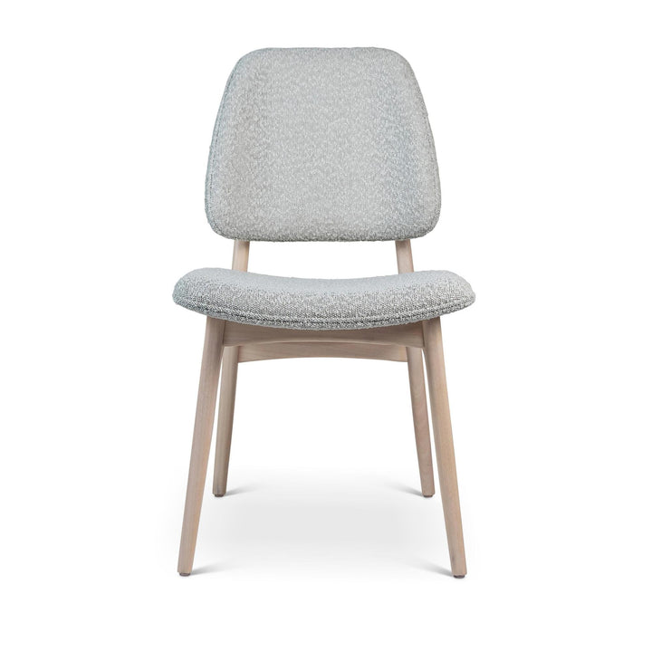 ARIEL FIBER WRAPPED FOAM SIDE CHAIR - CRAFTED GLAZE, NEVOA - FRONT VIEW