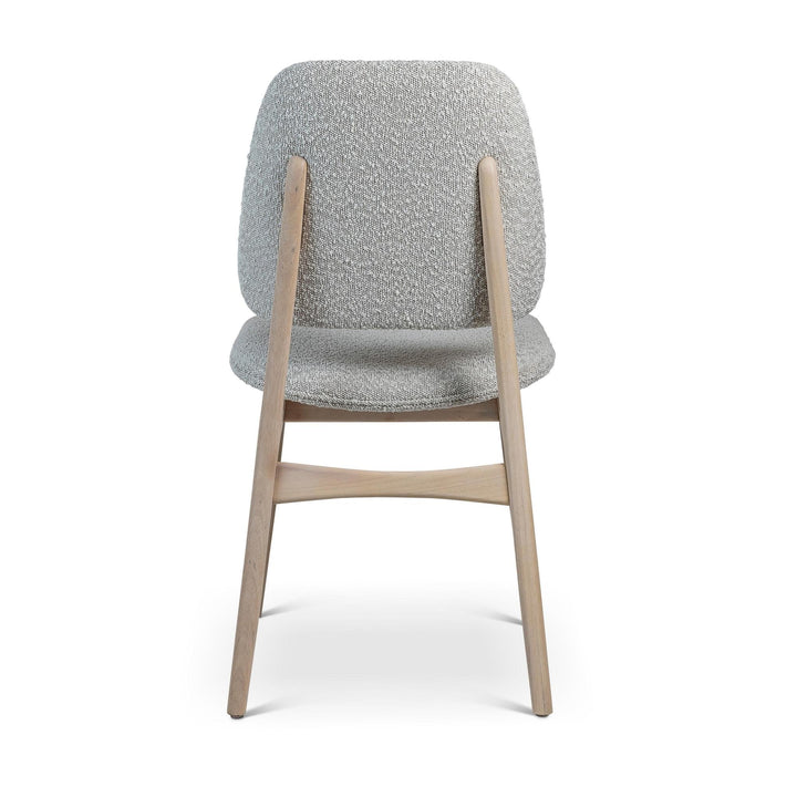 ARIEL FIBER WRAPPED FOAM SIDE CHAIR - BACK VIEW