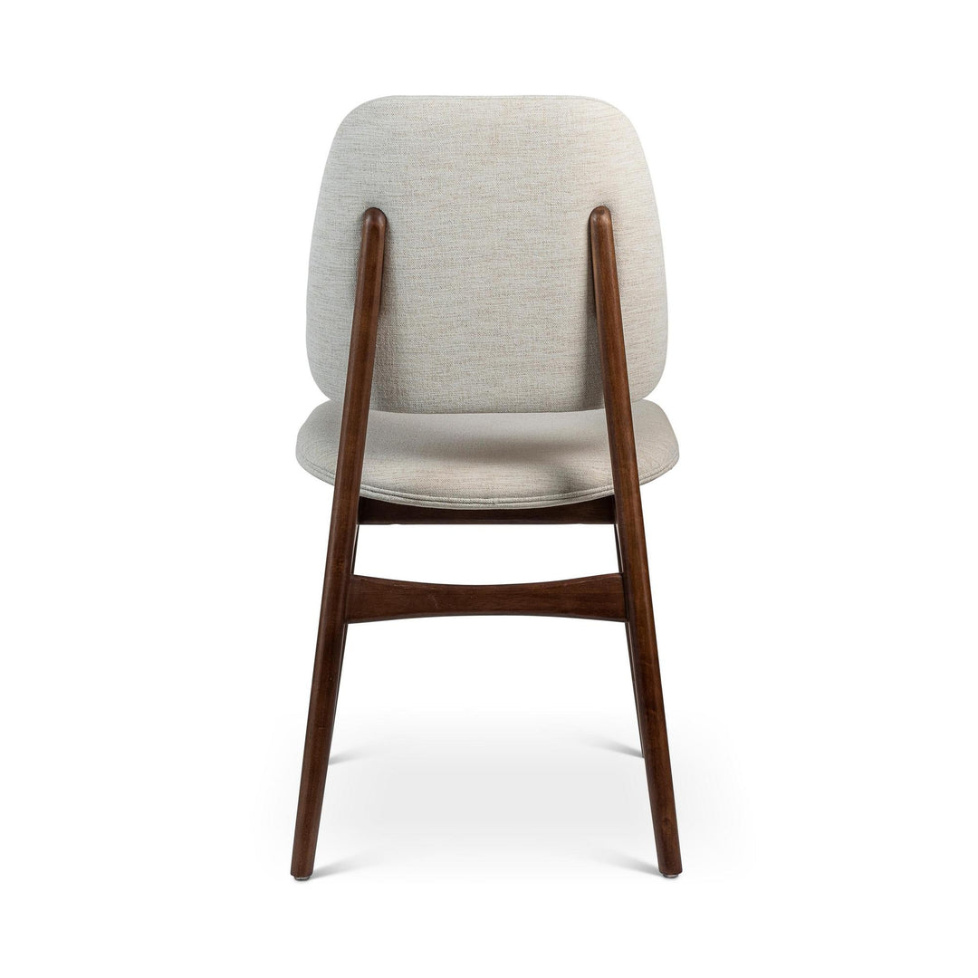 ARIEL FIBER WRAPPED FOAM SIDE CHAIR - BACK VIEW