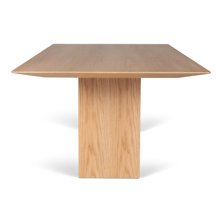 MODERN BRAZILIAN MAIORCA RECTANGULAR DINING TABLE - DAMASCO - DAMASCO - SIDE VIEW