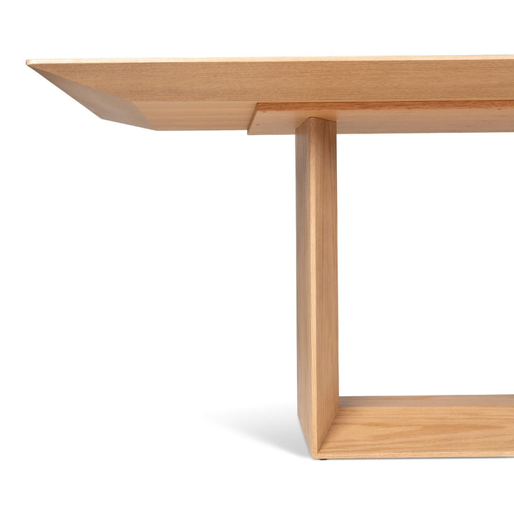 MODERN BRAZILIAN MAIORCA RECTANGULAR DINING TABLE - DAMASCO - DAMASCO - CLOSE VIEW